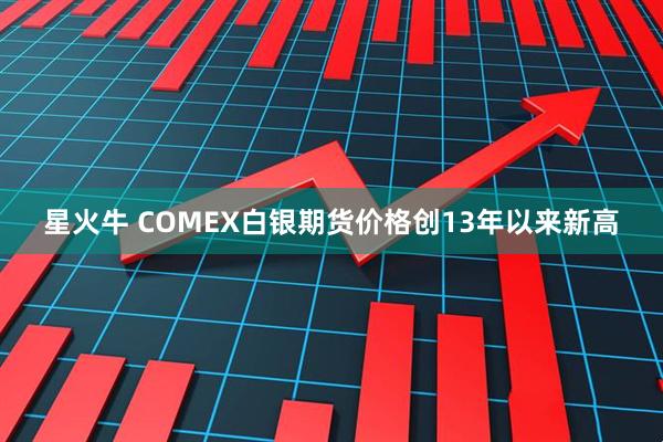 星火牛 COMEX白银期货价格创13年以来新高