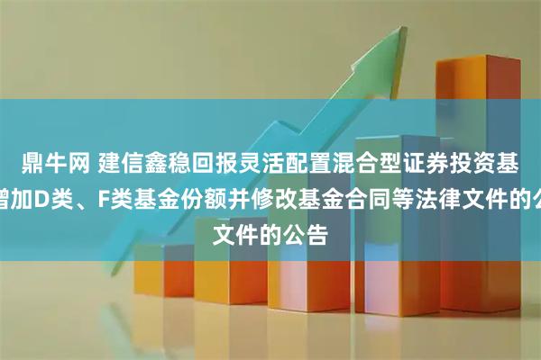 鼎牛网 建信鑫稳回报灵活配置混合型证券投资基金增加D类、F类基金份额并修改基金合同等法律文件的公告